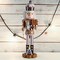 Christmas Candyland Gingerbread Nutcracker – Wooden Nutcracker Candy Man with Candy Cane and Gingerbread Cookies in Hand Xmas Themed Holiday Nut Cracker Doll Figure Decorations